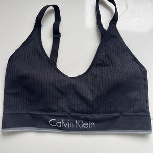 Calvin Klein Black Bralette size Large